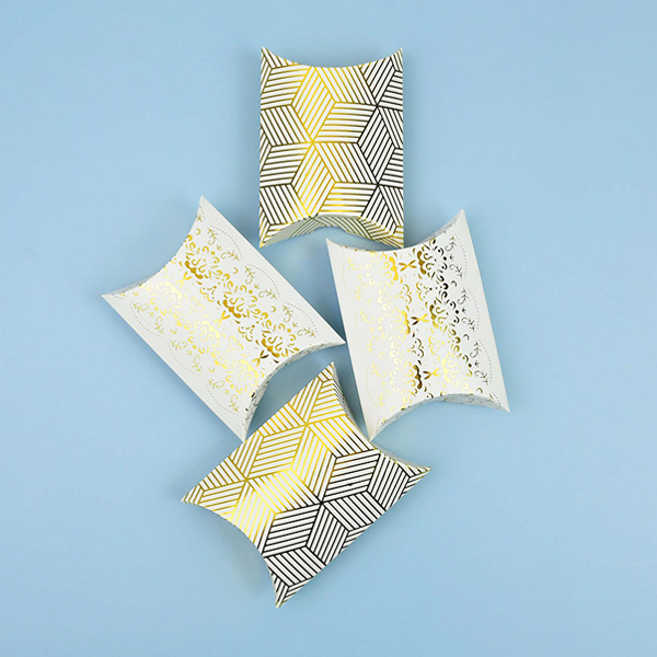 fancy paper pillow packaging boxes