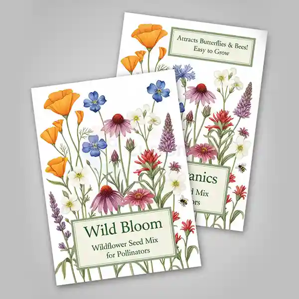 Flower seed packaging wholesale
