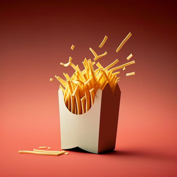french fries packaging boxes