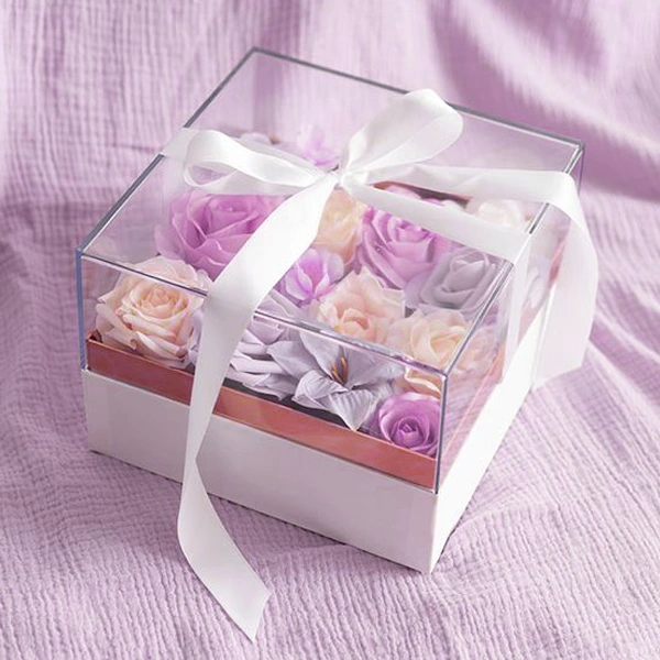 Gift Box with Clear Lid