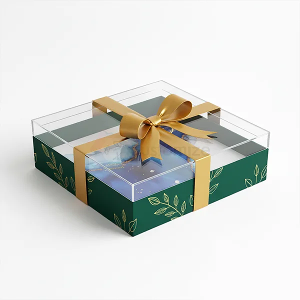 Custom Gift Boxes with Clear Lid