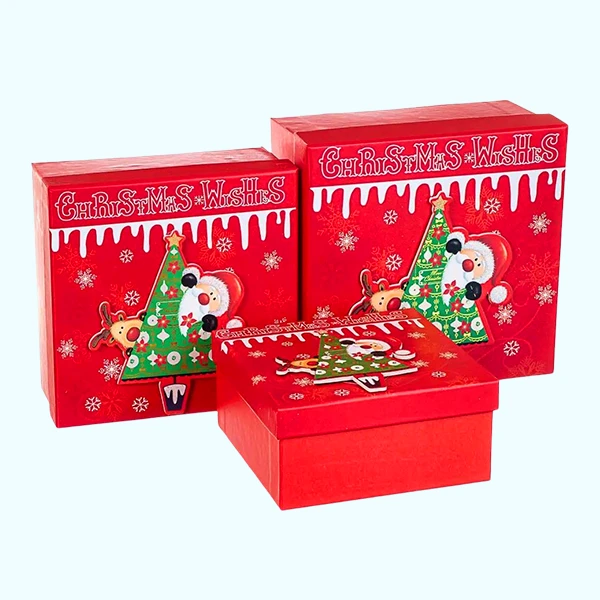 Gift Boxes With Lids for Christmas