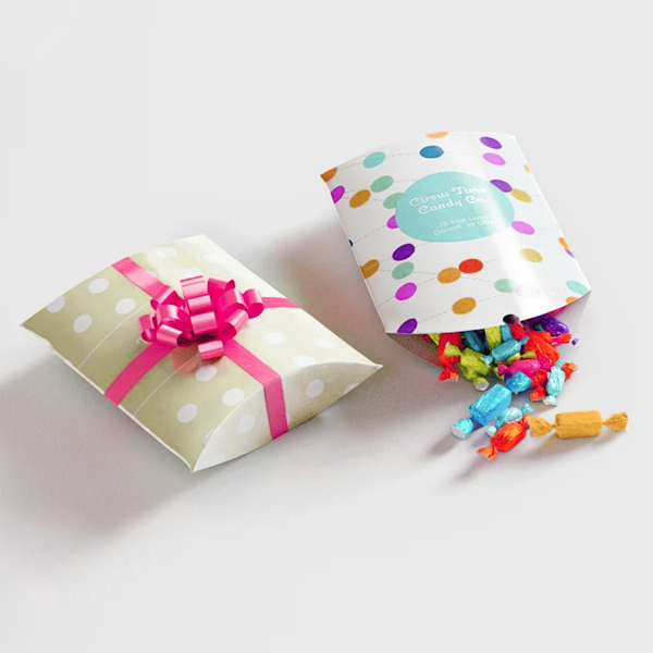 gift paper pillow packaging boxes