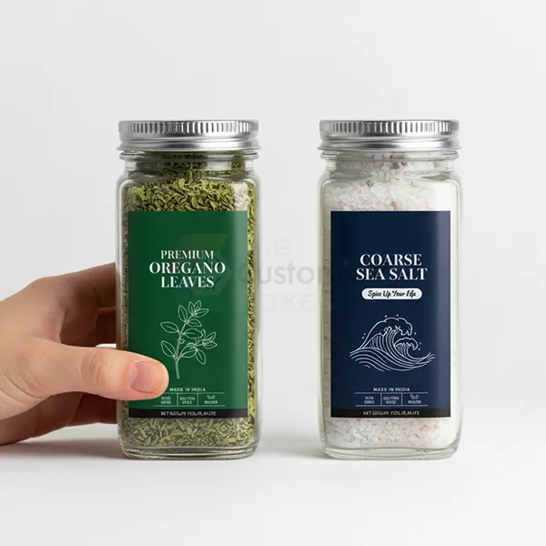 Glass Spice Jars