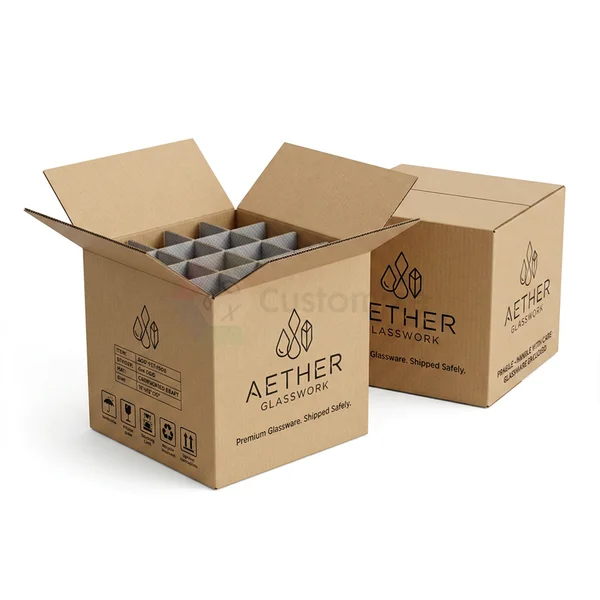Glassware Boxes Wholesale
