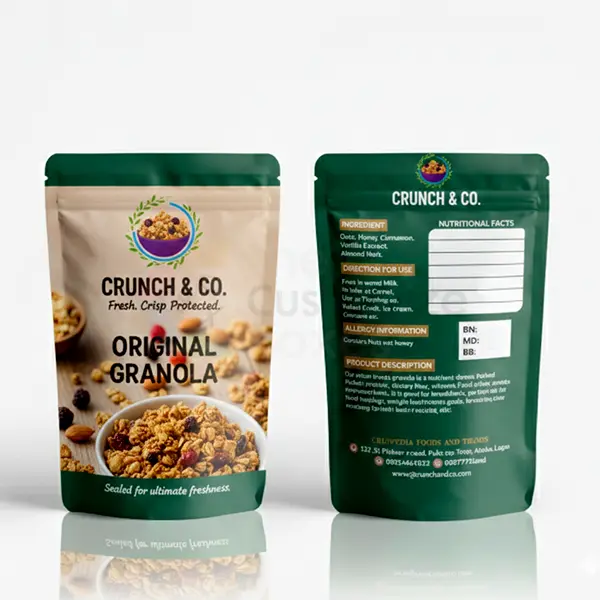 Granola Pouch Wholesale
