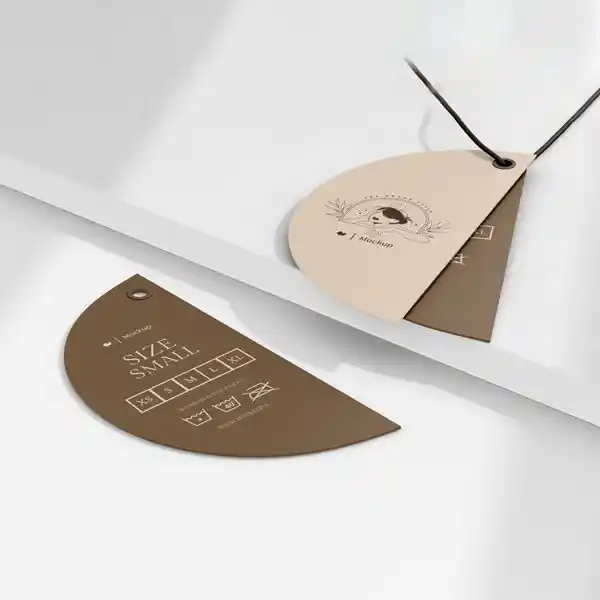 half circle hang tags packaging