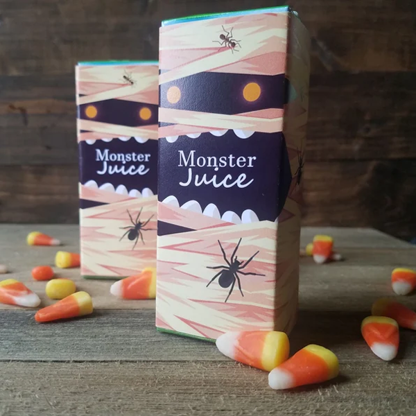 halloween juice packaging boxes