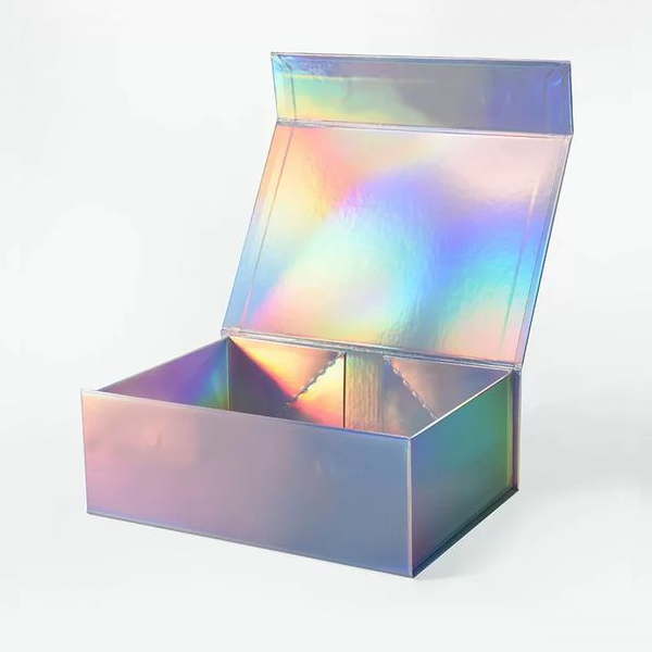 holographic magnetic closure packaging