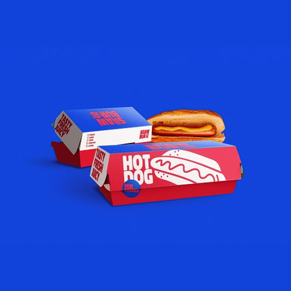 hotdog packaging trays boxes
