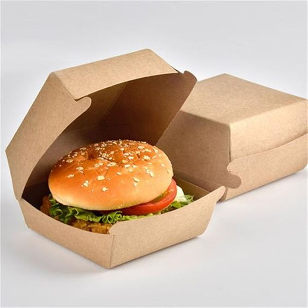 kraft burger boxes packaging