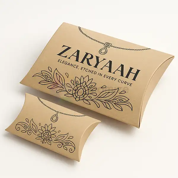 kraft pillow box wholesale