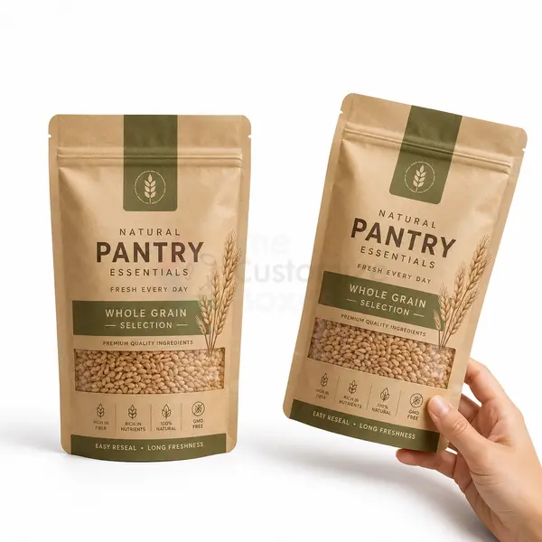 Kraft Standup Pouches Bulk