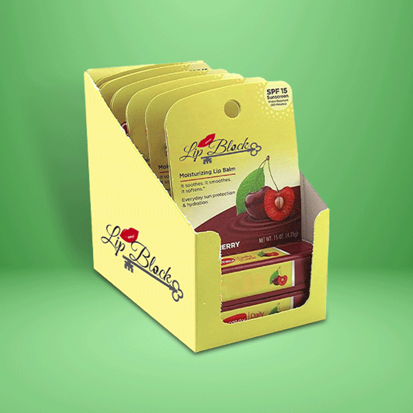 lip balm display packaging boxes