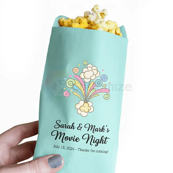 Personalized Popcorn Bags Wholesale