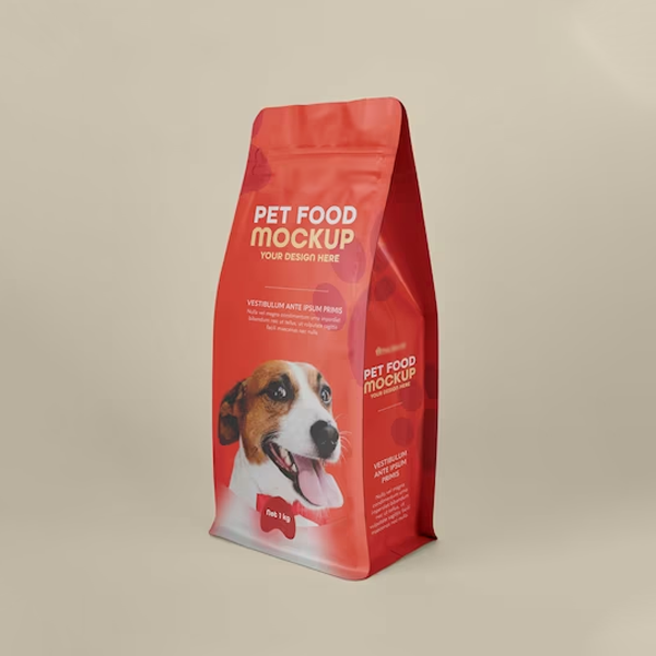 pet food custom printed pouches boxes
