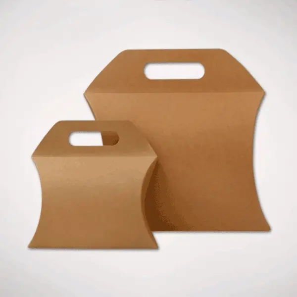 pillow boxes with handle packaging