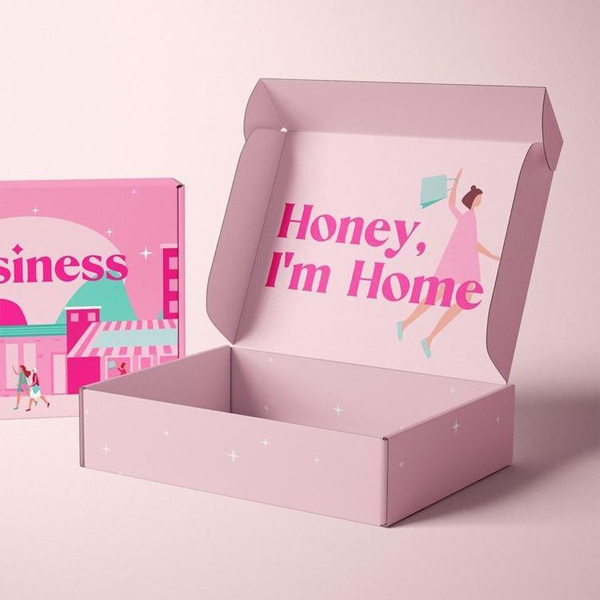 pink mailer boxes wholesale