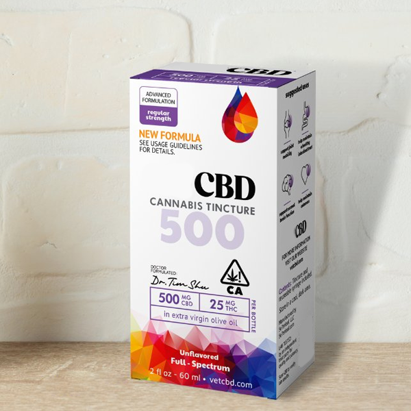 printed cannabis tincture packaging boxes