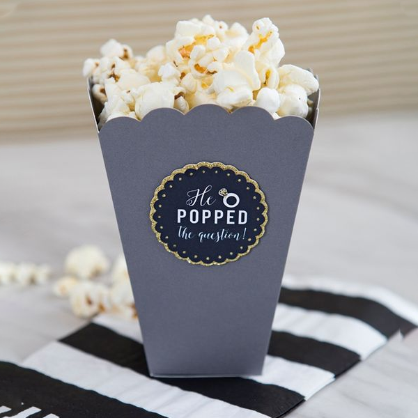 printed popcorn packaging