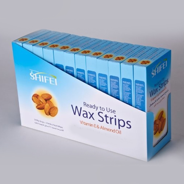 printed wax strips boxes