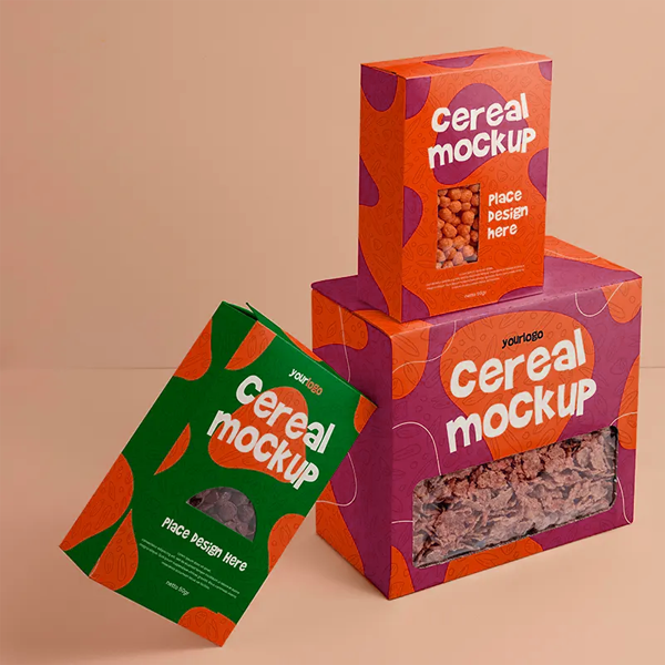 seal end cereal boxes wholesale