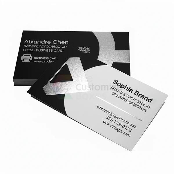 Silver Foil Business Cards Wholesale