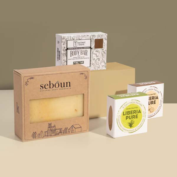 soap boxes with window packaging