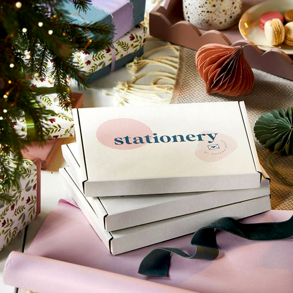 stationery subscription packaging boxes