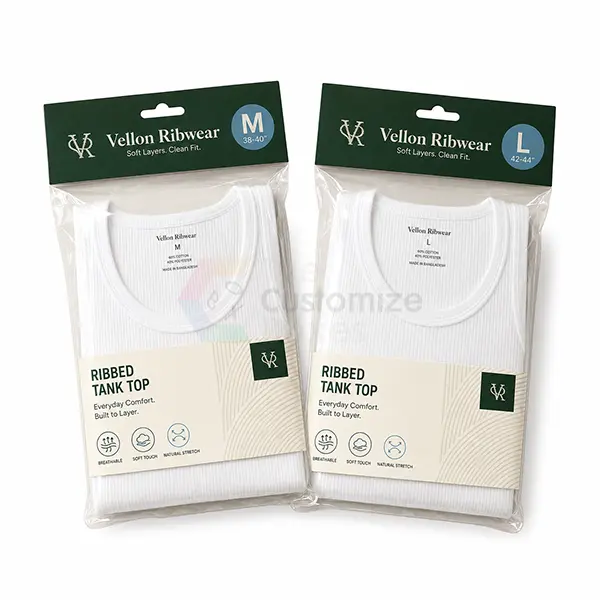 Tank Top Packaging Bulk
