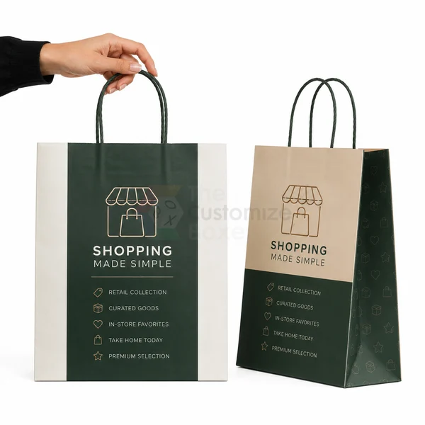 Twisted Handle Paper Bags Bulk