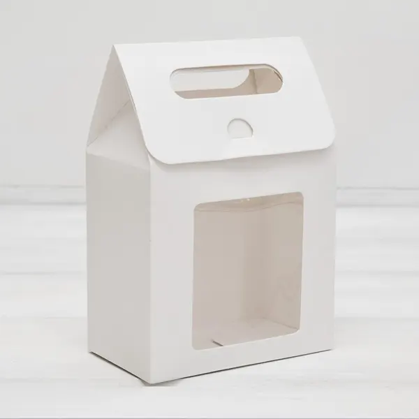 White Carboard  Box With Window