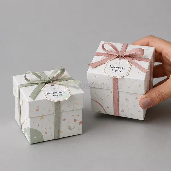 White Favor Boxes Wholesale