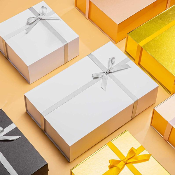 white rigid gift boxes wholesale