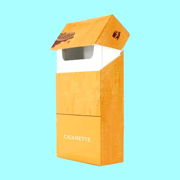 Empty paper flip top cigarette wholesale boxes