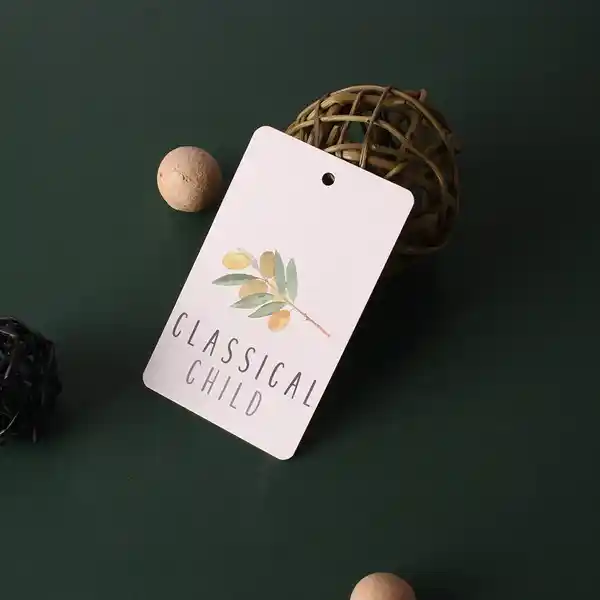 wholesale round corner hang tags