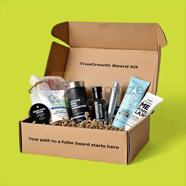 beard growth kit box