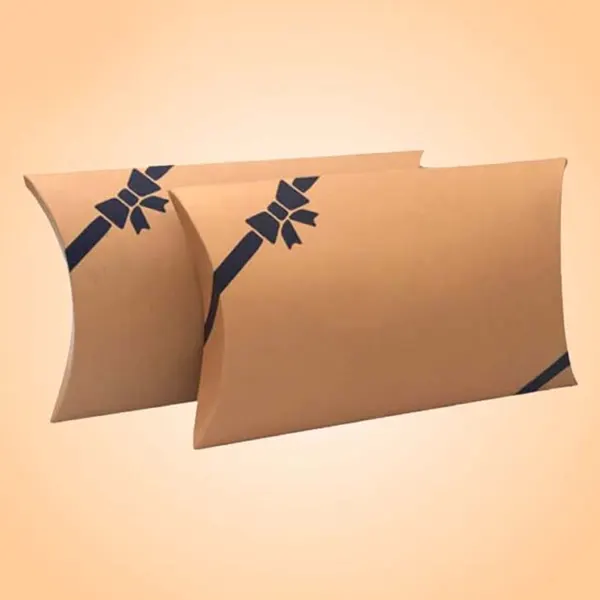 Custom kraft pillow boxes
