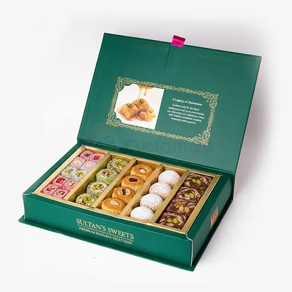 Custom Printed Baklava Packaging Boxes