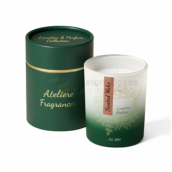 Custom Printed Candle Tube Packaging