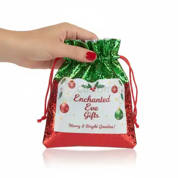 Custom Printed Christmas Mini Treat Bags