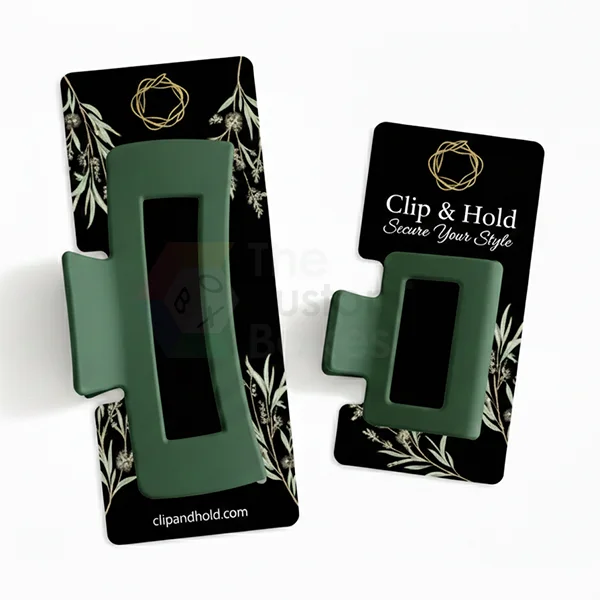Custom Printed Claw Clip Packaging
