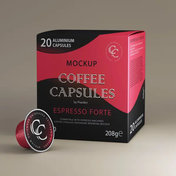Custom Printed Coffee capsule packaging