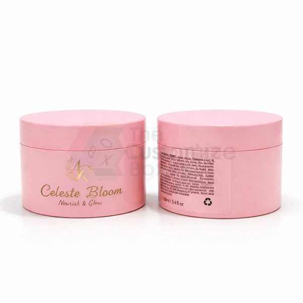 Custom Printed Cosmetic Jars with Lids