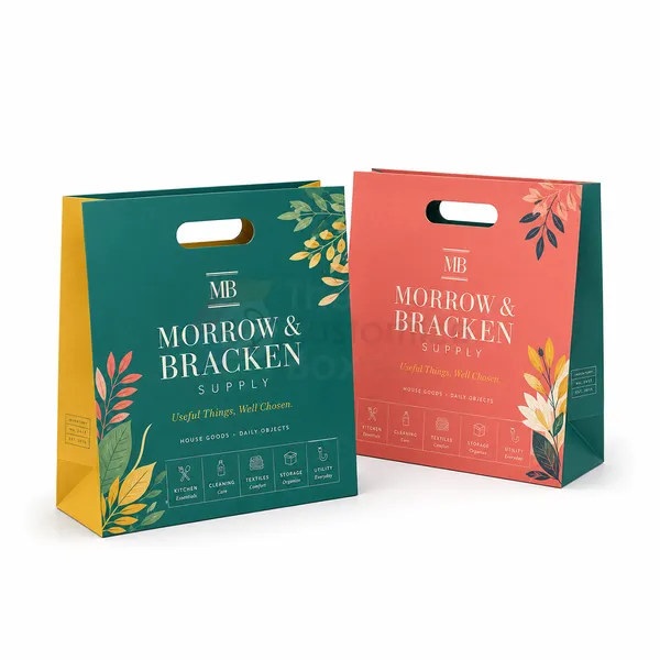 Custom Printed Die Cut Handle Bags