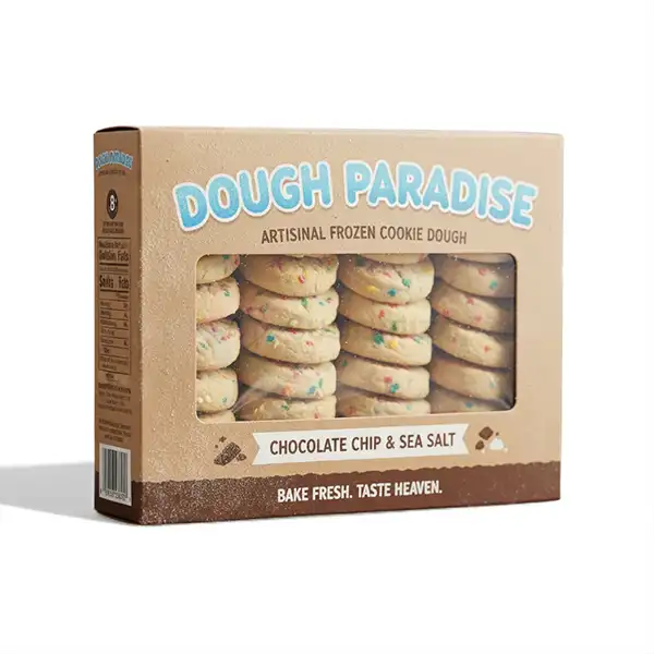 Custom Printed Frozen Cookie Dough Packaging
