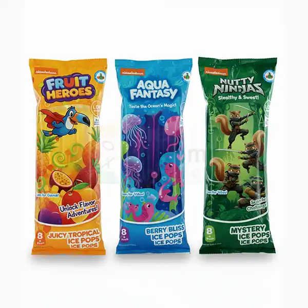 Custom Printed Ice Pop Packaging