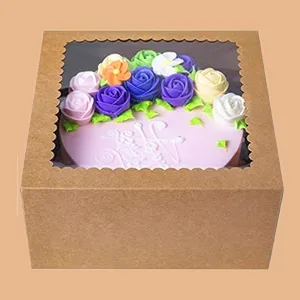 Custom Printed Kraft Cake Boxes