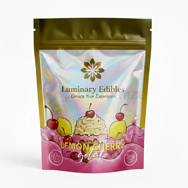 Custom Printed Lemon Cherry Mylar Bags