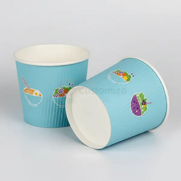 Custom Printed Paper Cup Bowls